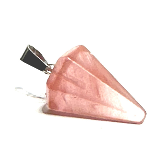 Rose Quartz Crystal Pendulum Natural Stone 2.2 cm, Stone of Stones