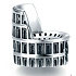 Sterling silver 925 Rome Colosseum, travel bracelet bead