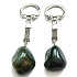 Chalcedony Trommel pendant natural stone, approx. 10 cm, stone of love and joy