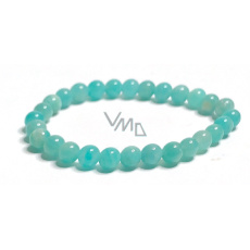 Amazonite bracelet elastic natural stone, ball 6 mm / 16 - 17 cm, stone of hope Amazonite bracelet elastic natural stone, ball 6 mm / 16 - 17 cm, stone of hope