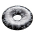 Obsidian flake Donut natural stone 30 mm, rescue stone