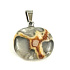 Crazy Agate Apple of Knowledge pendant natural stone 1.5 cm, brings success into life