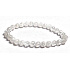 Crystal Pucky Bracelet Elastic Natural Stone, Bead 6 mm / 16 - 17 cm, Stone Stones