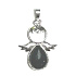 Obsidian Angel guardian pendant natural stone 3,5 x 2,5 mm, rescue stone