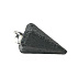 Lava pendulum natural stone for dowsing, divination 2,2 cm, born of the four elements