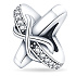 Sterling silver 925 Infinity bead bracelet symbol