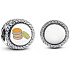 Charm Sterling silver 925 French macaroons for engraving, bead for bracelet food