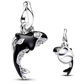 Orca Charm "Free as the Ocean" – a pendant of freedom, strength, and the ocean, for an ocean bracelet Orca Charm "Free as the Ocean" – a pendant of freedom, strength, and the ocean, for an ocean bracelet