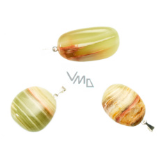 Aragonite Tumbler pendant natural stone, 2,2-3 cm, 1 piece Aragonite Tumbler pendant natural stone, 2,2-3 cm, 1 piece