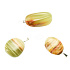 Aragonite Tumbler pendant natural stone, 2,2-3 cm, 1 piece