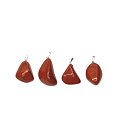 Jasper red Troml pendant natural stone M, approx. 2,5 cm, full care stone