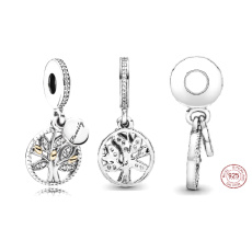 Sterling silver 925 Family heirloom, tree of life 2in1 family bracelet pendant