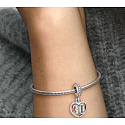 Charm Sterling silver 925 30 years of love, heart pendant on anniversary bracelet