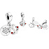 Sterling silver 925 Anchor of love 2in1, love bracelet pendant