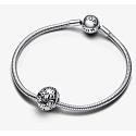 Charm Sterling silver 925 Marvel Spiderman Mask, bead on bracelet movie