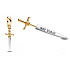Charm Sterling Silver 925 Game of Thrones Arya Stark Sword Needle, Bracelet Pendant, Movie