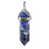 Sodalite pendulum hexagon pendant natural stone 41 x 13 mm, stone communication