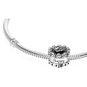 Charm Sterling silver 925 Happy Birthday, bead on bracelet birthday