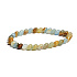 Calcite multi Argentine bracelet elastic natural stone, ball 6 mm / 16 - 17 cm, intuition stone
