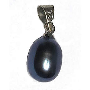 Pearl black pendant natural 1,1 cm 1 piece, symbol of femininity, brings admiration Pearl black pendant natural 1,1 cm 1 piece, symbol of femininity, brings admiration