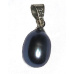 Pearl black pendant natural 1,1 cm 1 piece, symbol of femininity, brings admiration