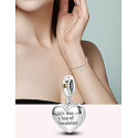 Sterling silver 925 You never know what you're going to get - heart shaped chocolate box, candy box, openable birthday bracelet pendant