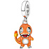 Charm Sterling silver 925 Pokémon - Charmander, movie bracelet pendant