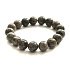 Yooperlit bracelet elastic natural stone, ball 12 mm / 16 - 17cm, stone of truth