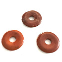 Jasper red Donut natural stone 30 mm, full care stone