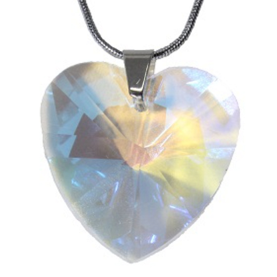 Angel heart cut, I'm not just a jewel 3 x 3 cm