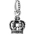 Sterling silver 925 Royal Crown - Noble luster, pendant for bracelet symbol