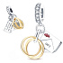 Charm Sterling silver 925 Rings + promise for life, pendant on bracelet love