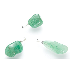 Avanturine Trommel pendant natural stone M, stone of happiness and prosperity Avanturine Trommel pendant natural stone M, stone of happiness and prosperity