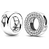Sterling silver 925 Alphabet letter O, bracelet bead