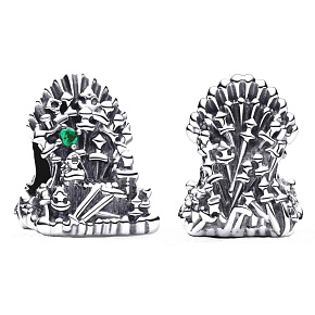 Charm Sterling silver 925 Game of Thrones Iron Throne, bracelet bead, film
