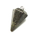 Serpentine pendulum natural stone 2,2 cm, stone of healers