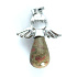 Unakit Angel pendant natural stone 4,2 x 3 cm, stone of personal growth and visions