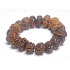 Rudraksha Bodhi Nerpal bracelet elastic natural seed bead 1 cm / 20 cm