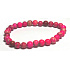 Jasper / Regalite Imperial sea sediment pink bracelet elastic mixed mineral, ball 6 mm / 16 - 17 cm