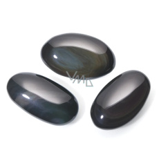 Obsidian black soap natural stone approx. 8 x 6 cm 1 piece, rescue stone Obsidian black soap natural stone approx. 8 x 6 cm 1 piece, rescue stone