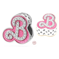 Charm Sterling silver 925 Barbie, bead on bracelet film