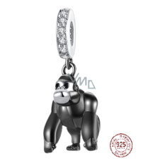 Charm Sterling silver 925 Gorilla, animal bracelet pendant Charm Sterling silver 925 Gorilla, animal bracelet pendant