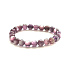 Lepidolite purple bracelet elastic natural stone, ball 8 - 9 mm /16 - 17 cm. AAA quality