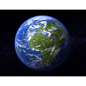 Charm Sterling Silver 925 Planet Earth - Blue Planet 2-in-1 Opening, Heart Inside, Travel Bracelet Pendant