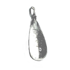 Crystal teardrop pendant natural stone 3 cm 1 piece, stone stones