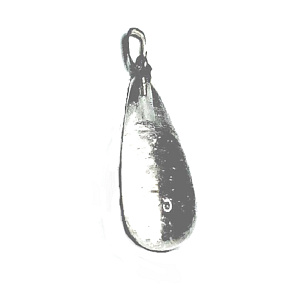 Crystal teardrop pendant natural stone 3 cm 1 piece, stone stones