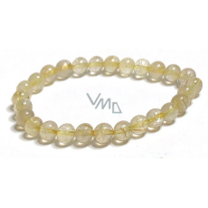 Quartz with Rutile bracelet elastic natural stone, ball 6 mm / 16-17 cm, the most perfect healer Quartz with Rutile bracelet elastic natural stone, ball 6 mm / 16-17 cm, the most perfect healer