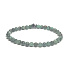 Emerald African bracelet elastic natural stone, ball 5 mm / 16 - 17 cm, royal stone