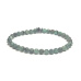 Emerald African bracelet elastic natural stone, ball 5 mm / 16 - 17 cm, royal stone