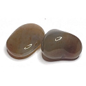 Botswana Gray Agate Tumbled Natural Stone 40 - 100 g, 1 piece, brings success into life
